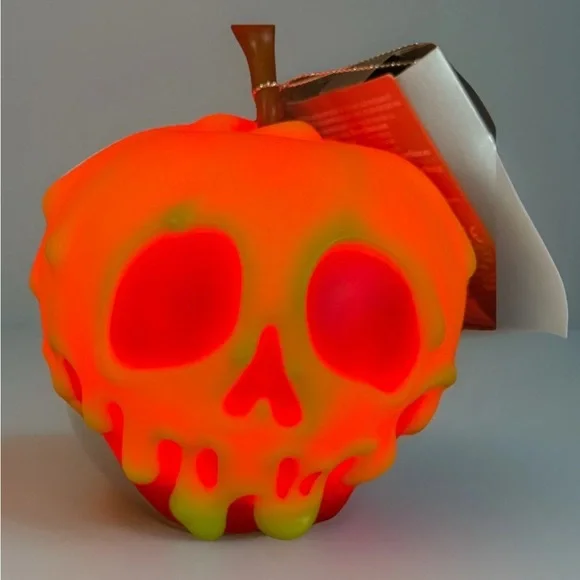 Disney Parks Poisoned Apple Tabletop Light Snow White The Seven Dwarfs New 6” - Picture 5 of 8